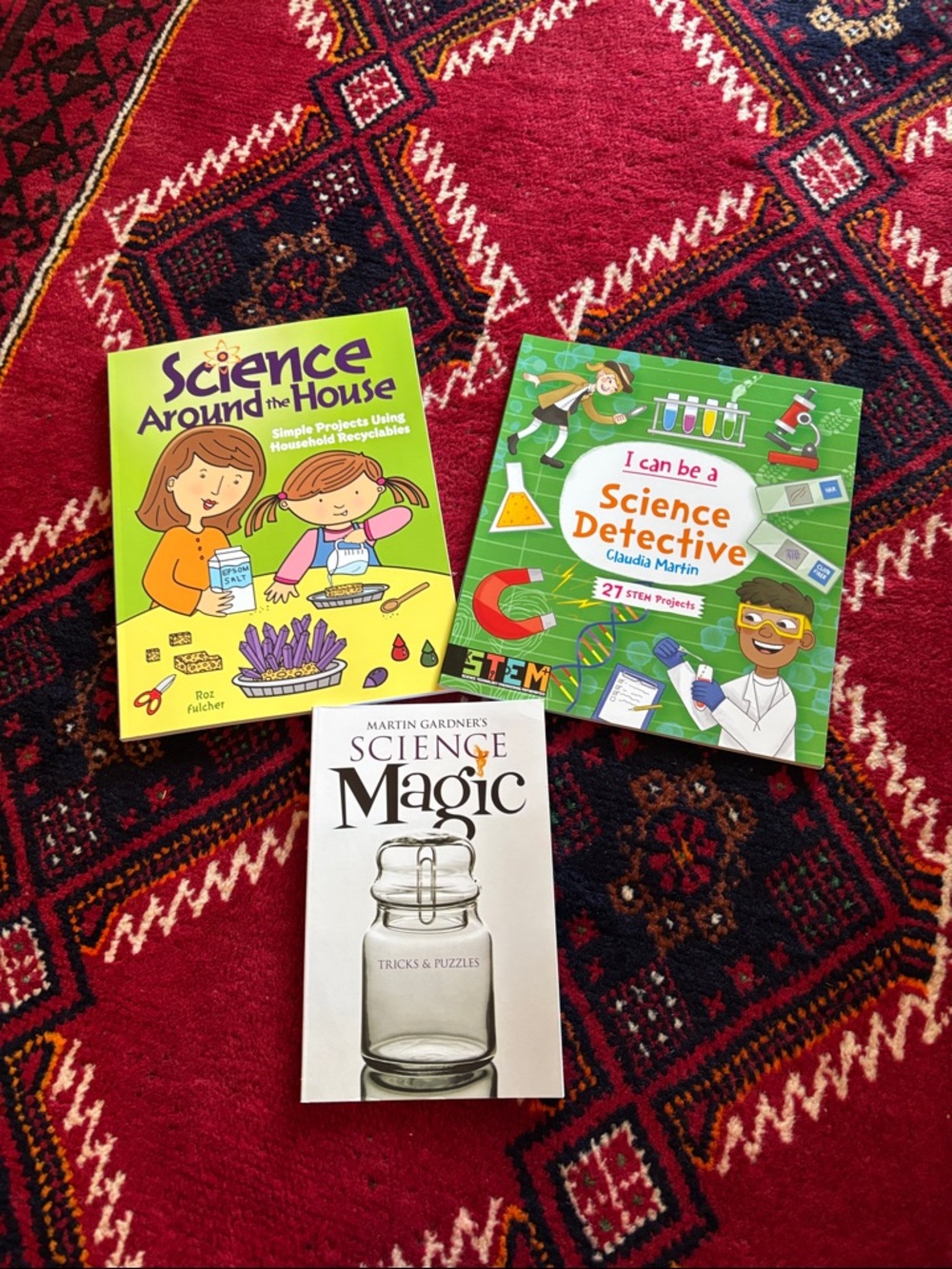 Three Kids Science Activity Books